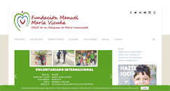 Desktop Screenshot of fundacionmanuelmariavicuna.org